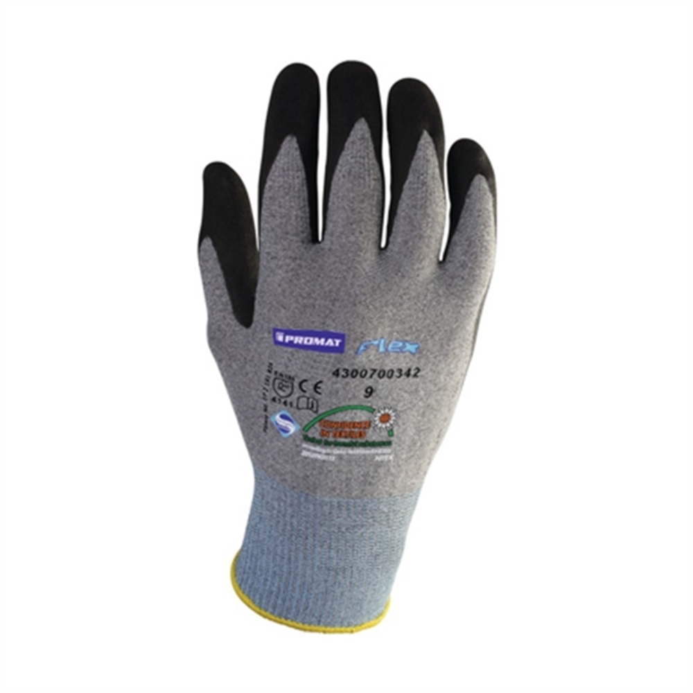 Handschuhe grau/schwarz