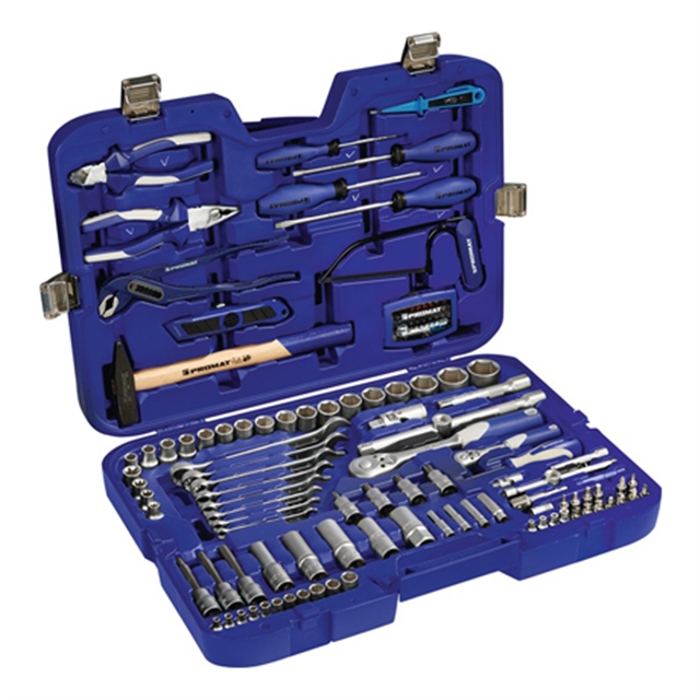 Steckschlüssel-/Handwerkzeugkoffer 131-teilig