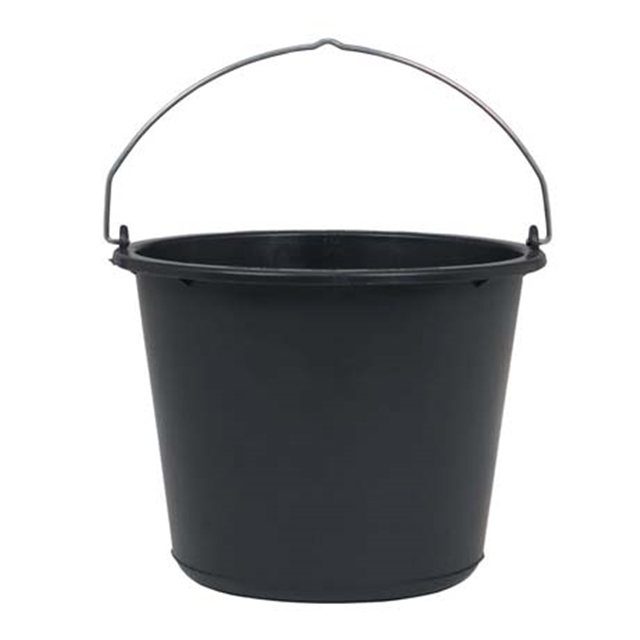 Baueimer schwarz
